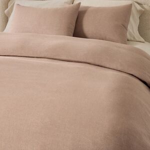 ❤️BUY 2 GET 1 FREE Euro. Flax Linen King/Cal. King Duvet Cover,Sandstone Melange
